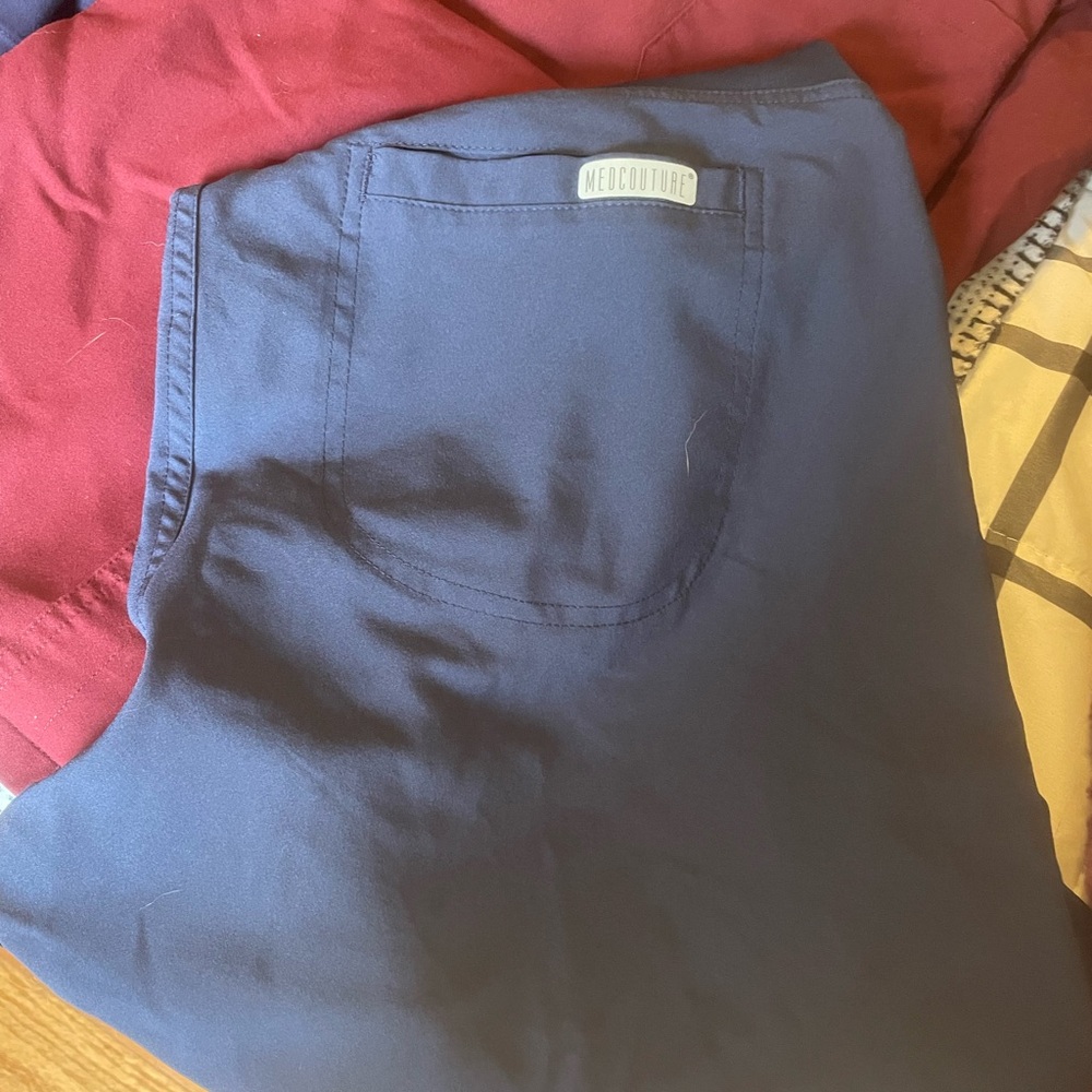 Med Couture Maternity Navy Scrub Pants